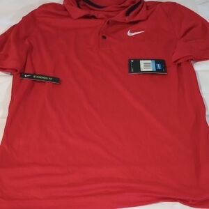 Nike Red Standard Fit Polo